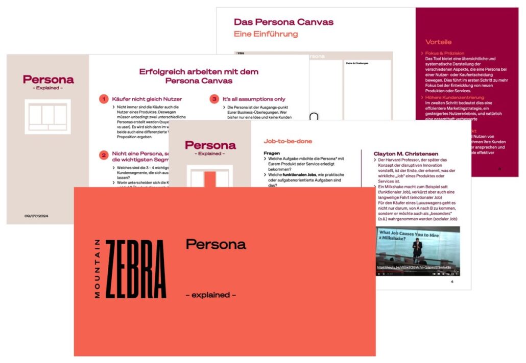 Persona Canvas Anleitung mit Leitfragen zum Download